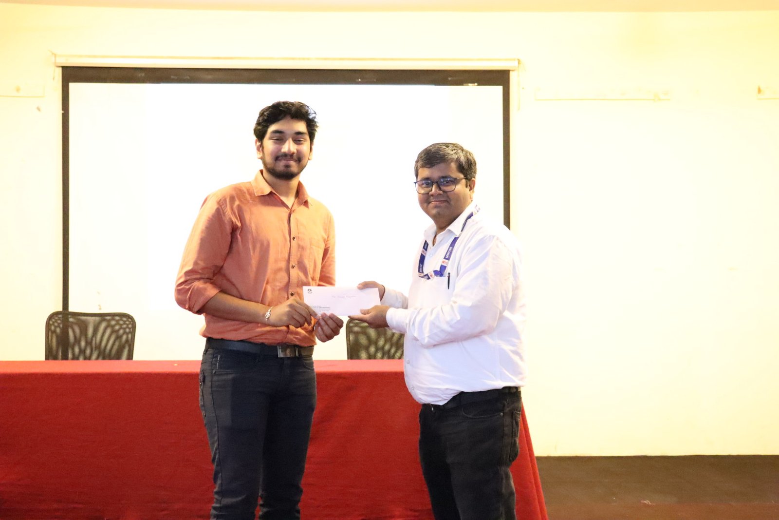 Felicitation of winner